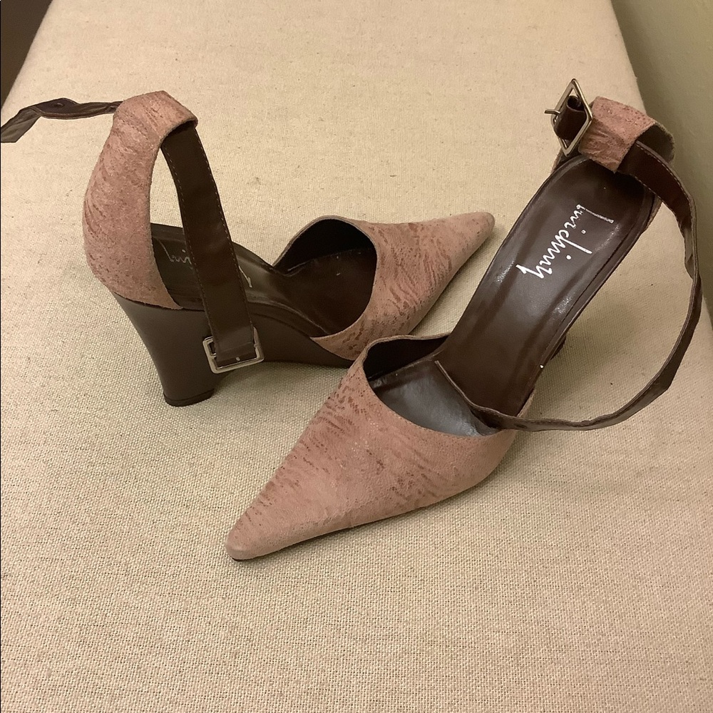 Wedge Ankle Scrap Heels